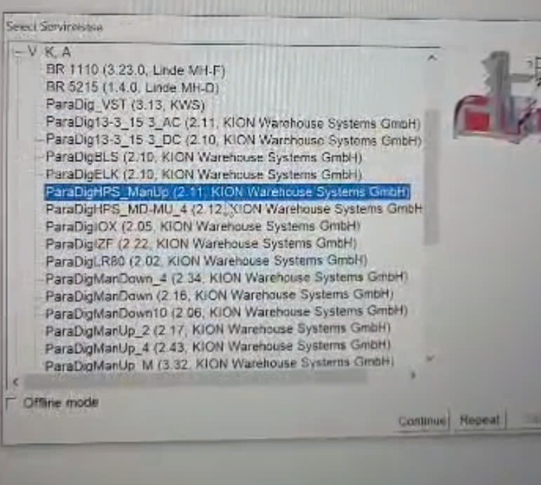 How To Fix Error Linde Pathfinder V K A LR80 2.02 Kion WaterHouse System Parameter Password (1)