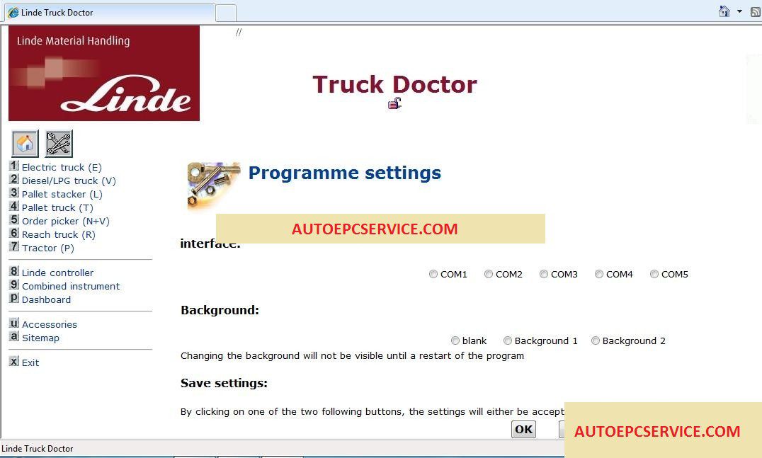 How To Fix Error Linde Program Linde Truck Doctor v2.01.05 01.2016 Setting Guide (1)