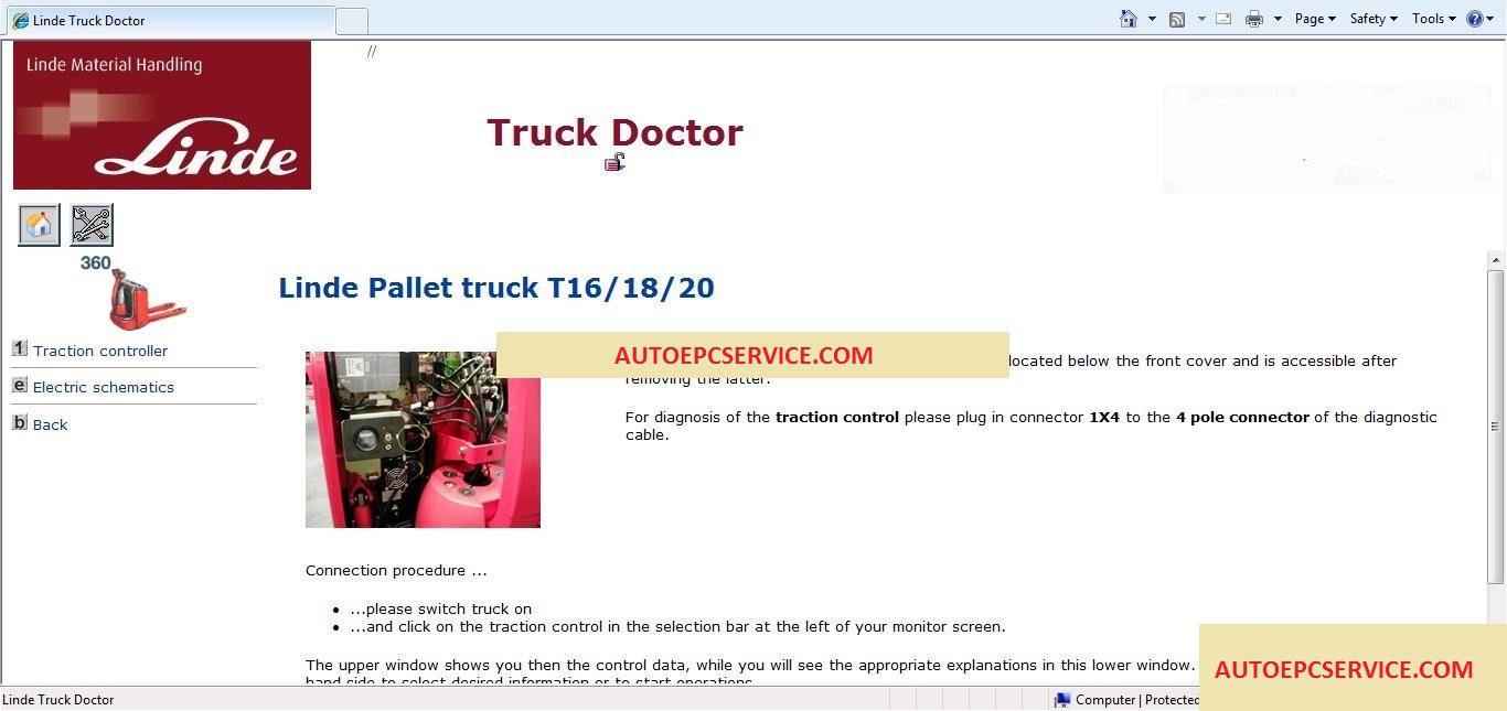 How To Fix Error Linde Program Linde Truck Doctor v2.01.05 01.2016 Setting Guide (2)