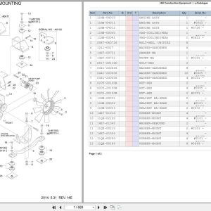 Hyundai Crawler Excavator R480LC 9S Spare Parts Catalog 1