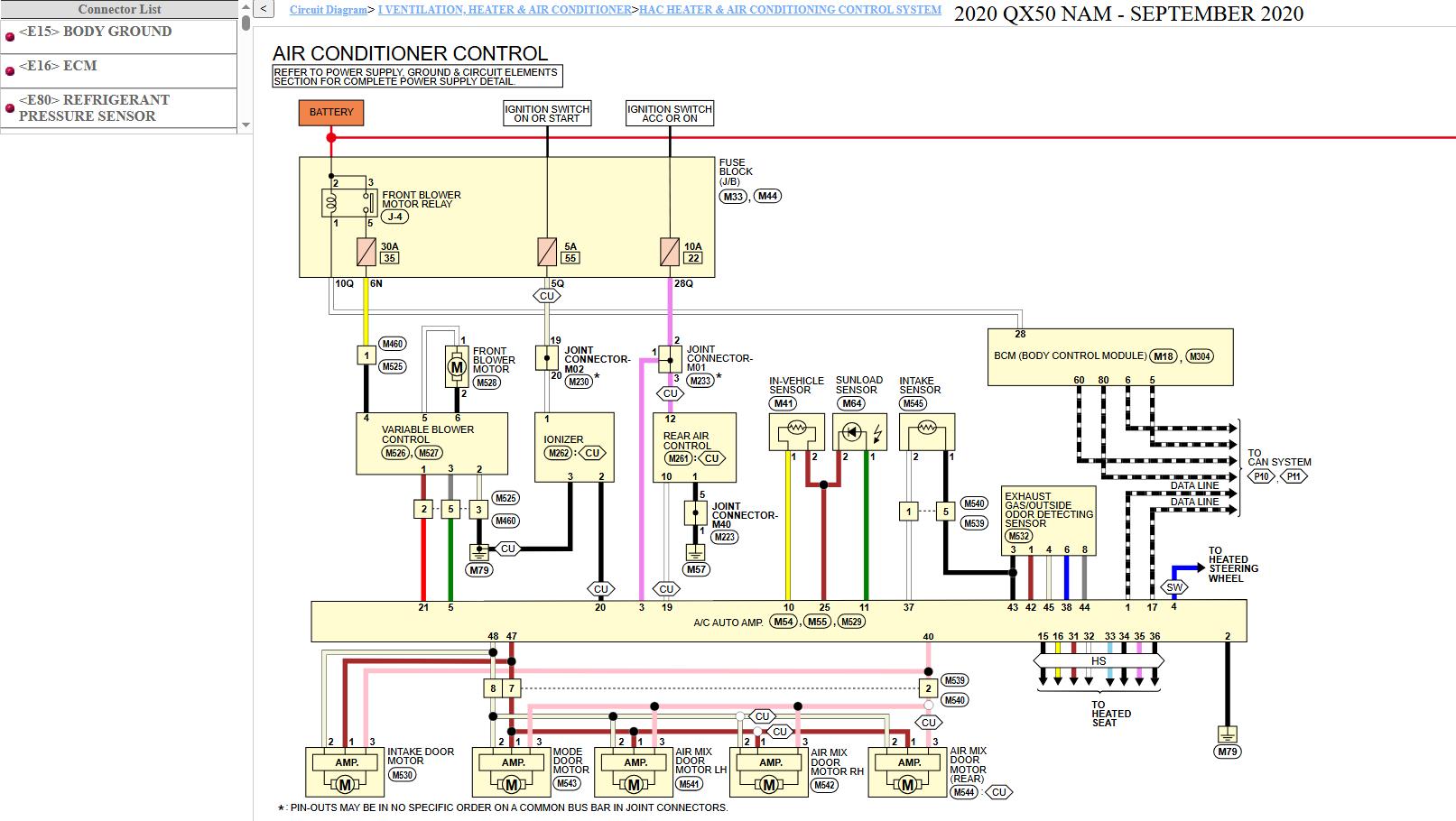 Infiniti QX50 J55 2020 August 2025 Service Manual Wiring Diagrams (3)