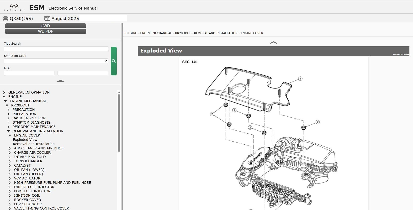 Infiniti QX50 J55 2022 August 2025 Service Manual Wiring Diagrams (2)