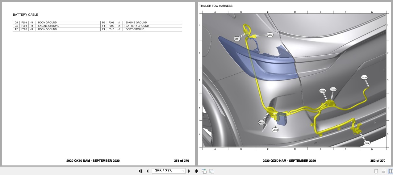 Infiniti QX50 NAM 2020 SEPTEMBER 2020 Electrical Wiring Diagrams (2)