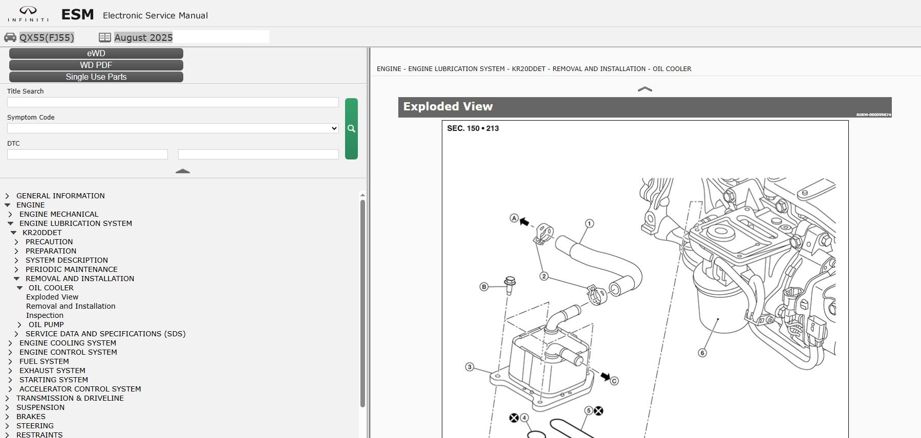 Infiniti QX55 FJ55 2024 August 2025 Parts Service Manual Wiring Diagrams (2)