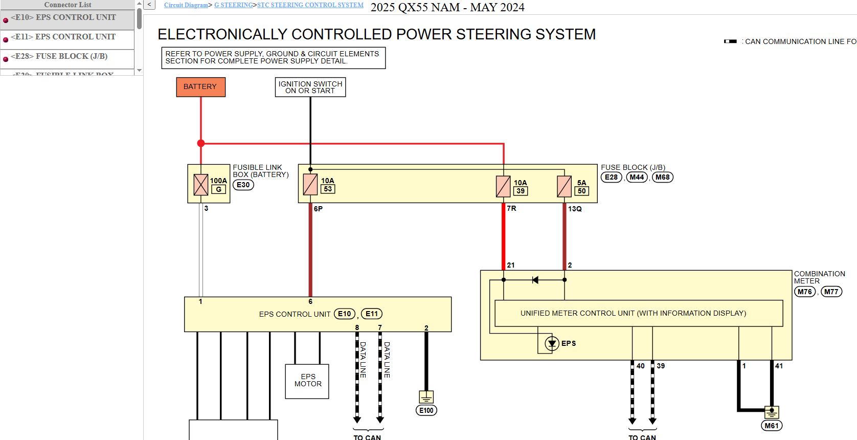 Infiniti QX55 FJ55 2025 April 2026 Parts Service Manual Wiring Diagrams (3)