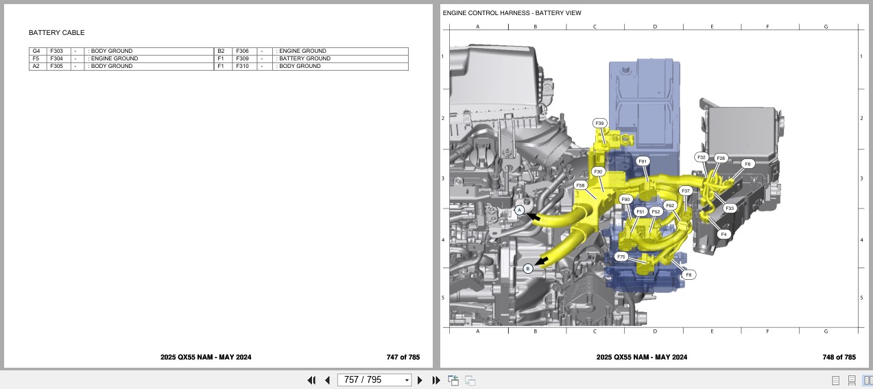Infiniti QX55 NAM 2025 MAY 2024 Electrical Wiring Diagrams (3)