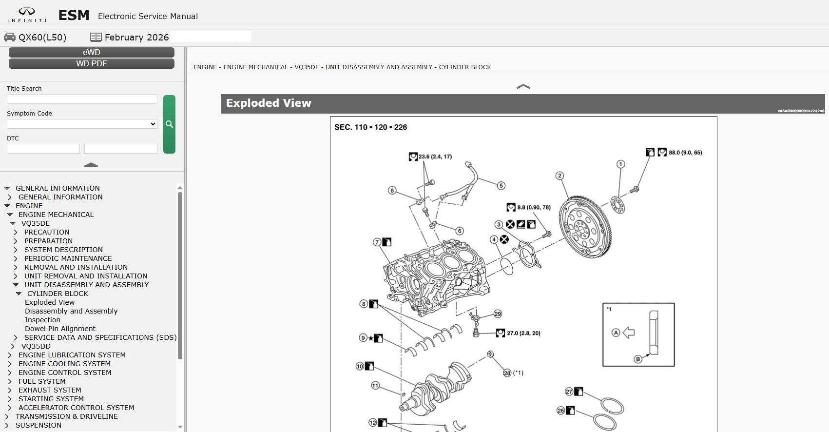 Infiniti QX60 L50 2018 February 2026 Service Manual Wiring Diagrams (2)