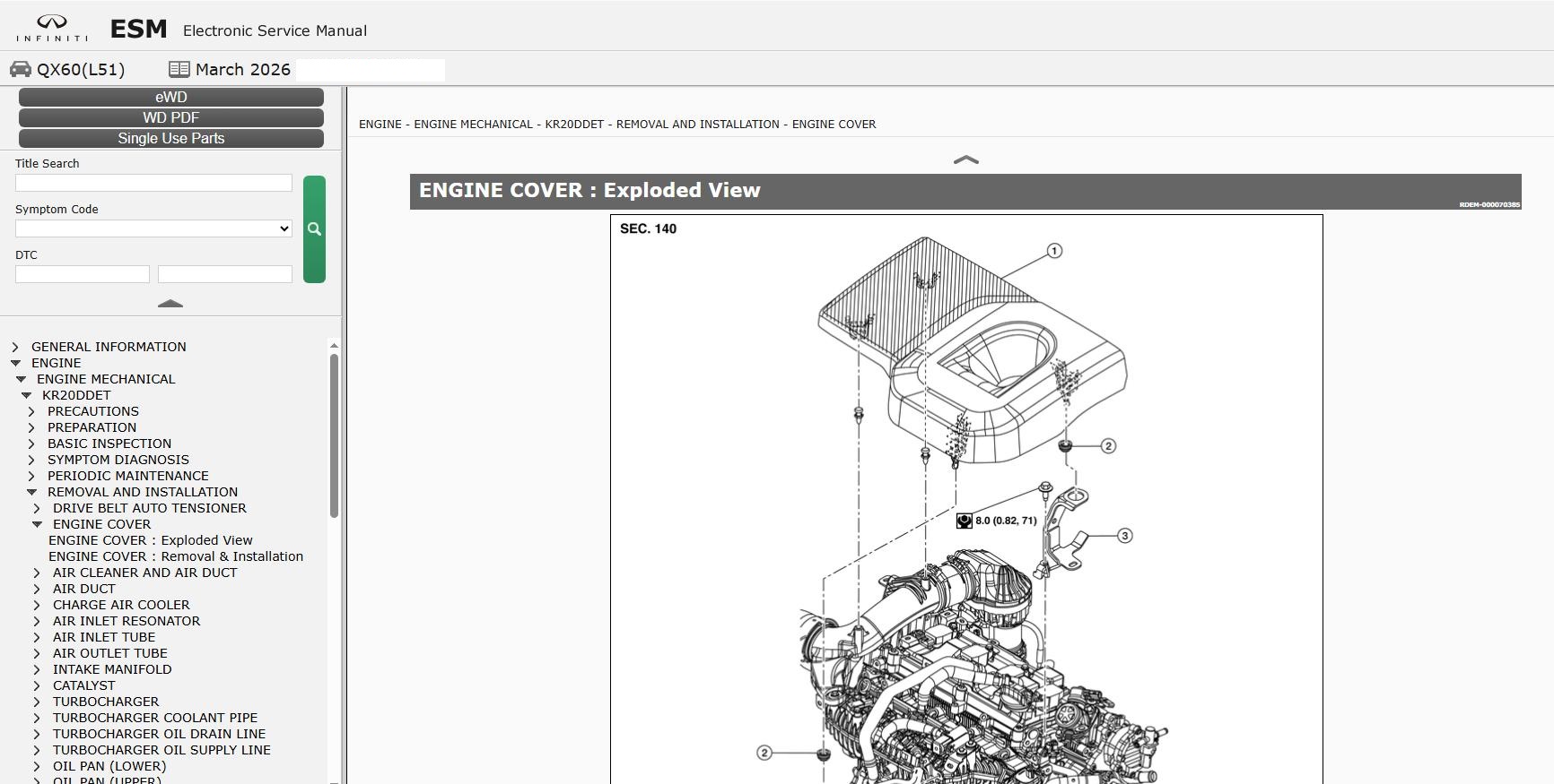 Infiniti QX60 L51 2025 March 2026 Parts Service Manual Wiring Diagrams (2)