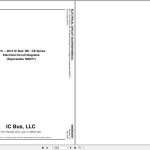 International School Bus IC Bus BE CE Series Electrical Diagrams 0000003601 2020 (1)