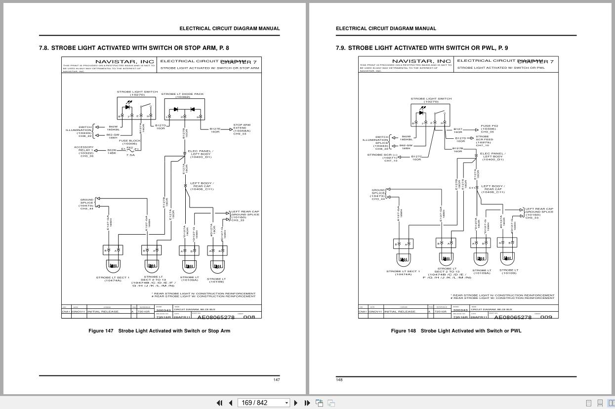 International School Bus IC Bus BE CE Series Electrical Diagrams 0000003601 2020 (2)