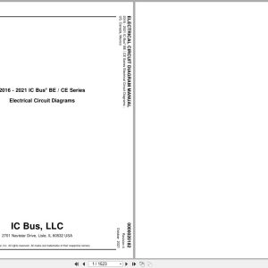 International School Bus IC Bus BE CE Series Electrical Diagrams 0000020182 2021 (1)
