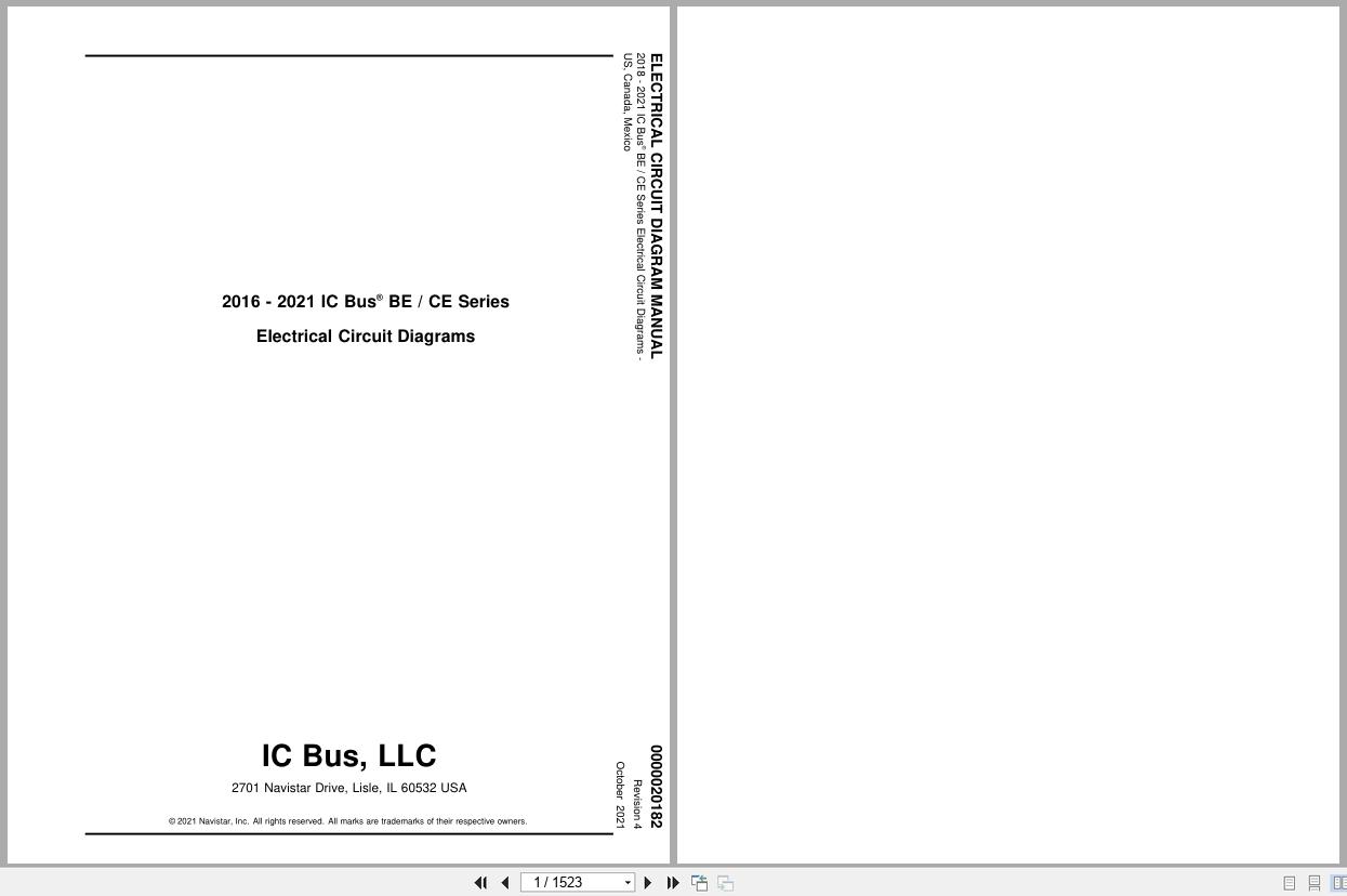 International School Bus IC Bus BE CE Series Electrical Diagrams 0000020182 2021 (1)