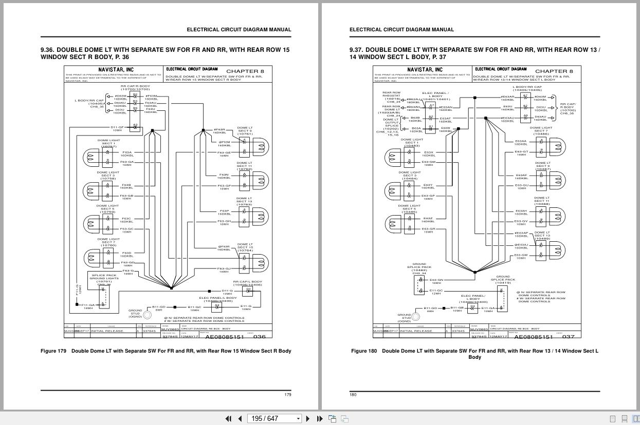 International School Bus IC Bus RE Series Chassis Electrical Diagrams 0000019443 2019 (2)