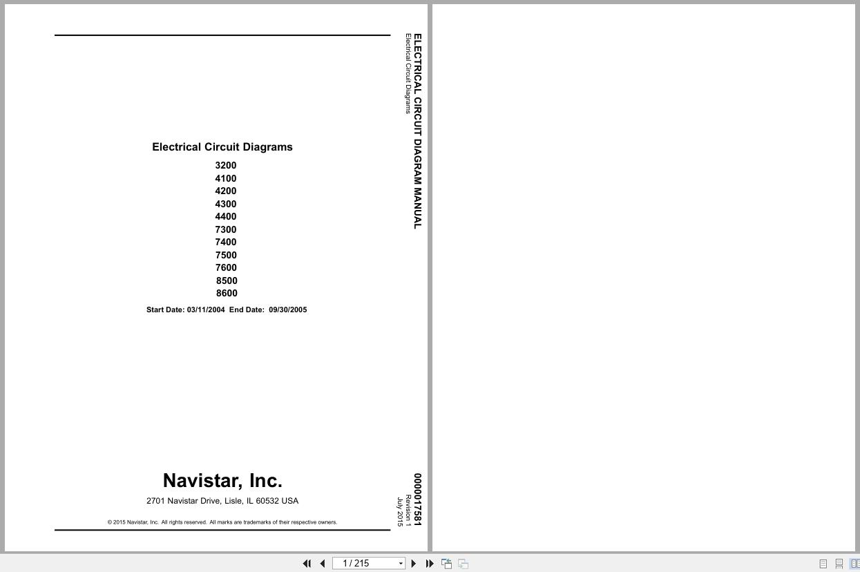 International Truck 3200 to 8600 Electrical Diagram 0000017581 2015 (1)