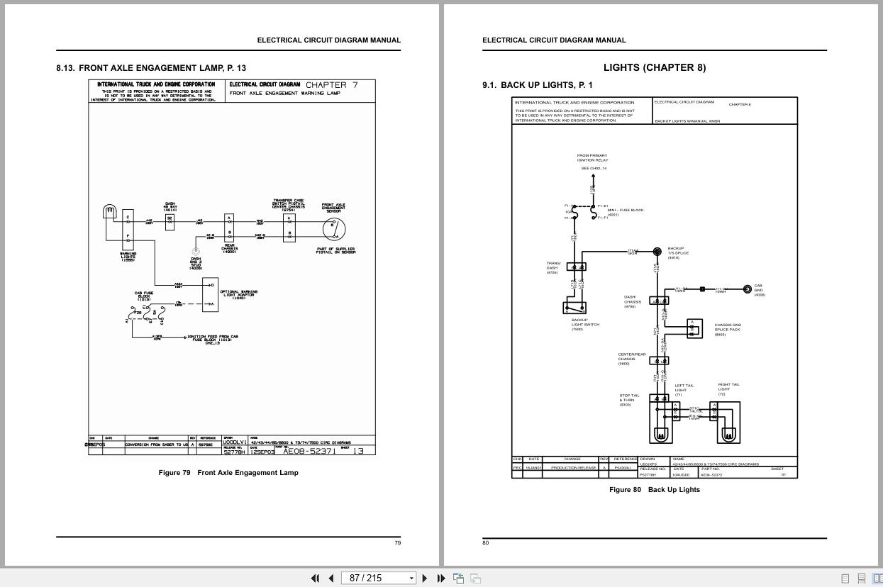 International Truck 3200 to 8600 Electrical Diagram 0000017581 2015 (2)