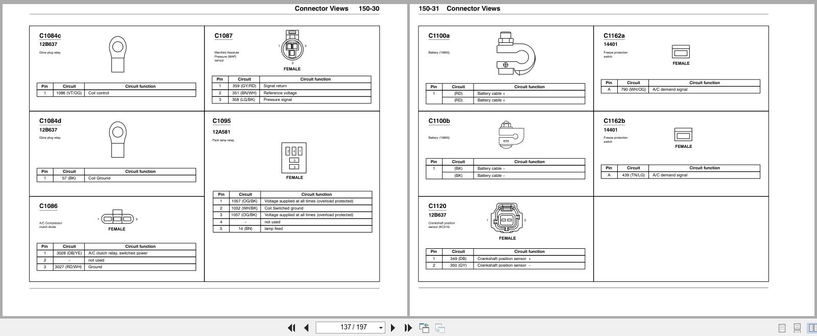 International Truck CF500 CF600 Electrical Diagram S08311 (3)