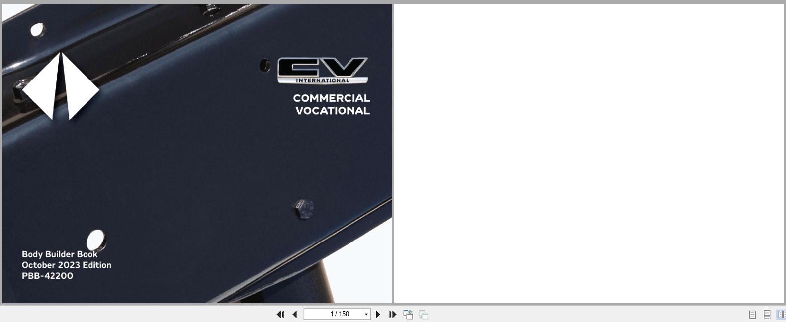 International Truck CV Series Body Builder Book PBB 42200 2023 (1)