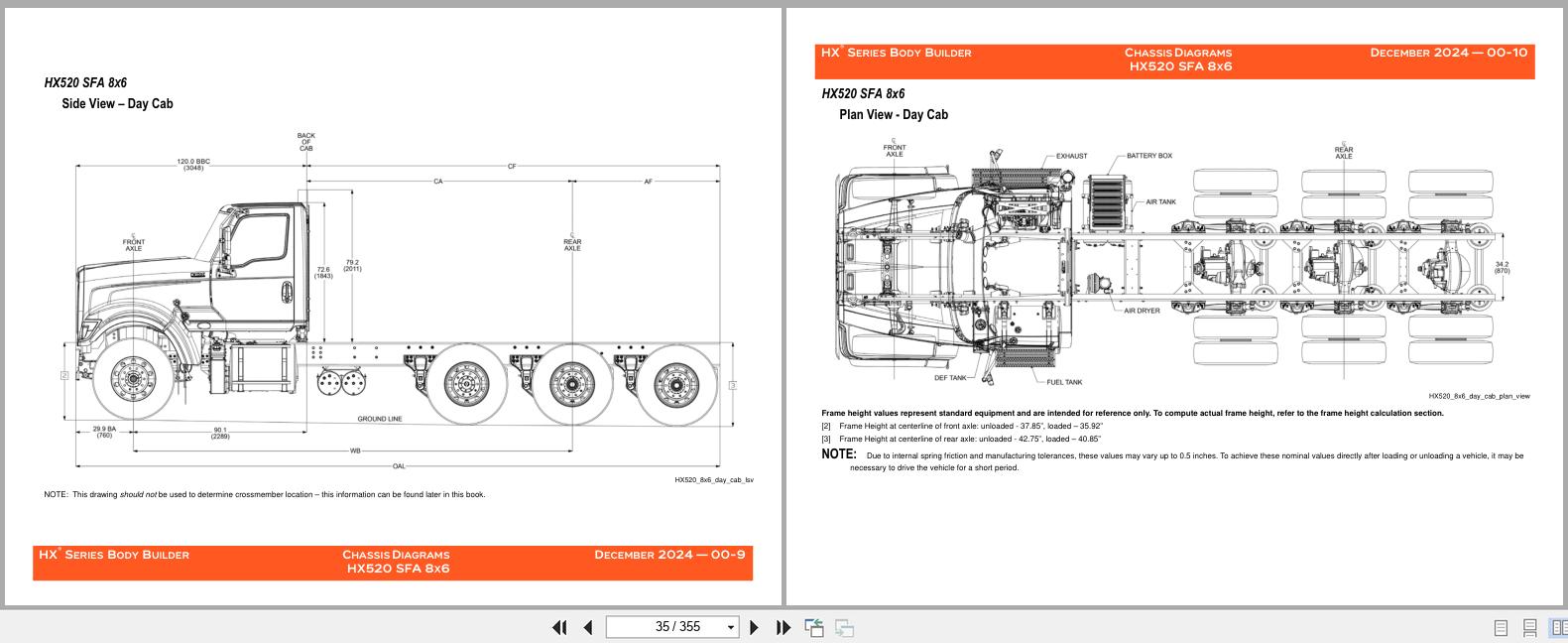 International Truck HX Series Heavy Extreme Body Builder Book PBB 47100 2024 (2)