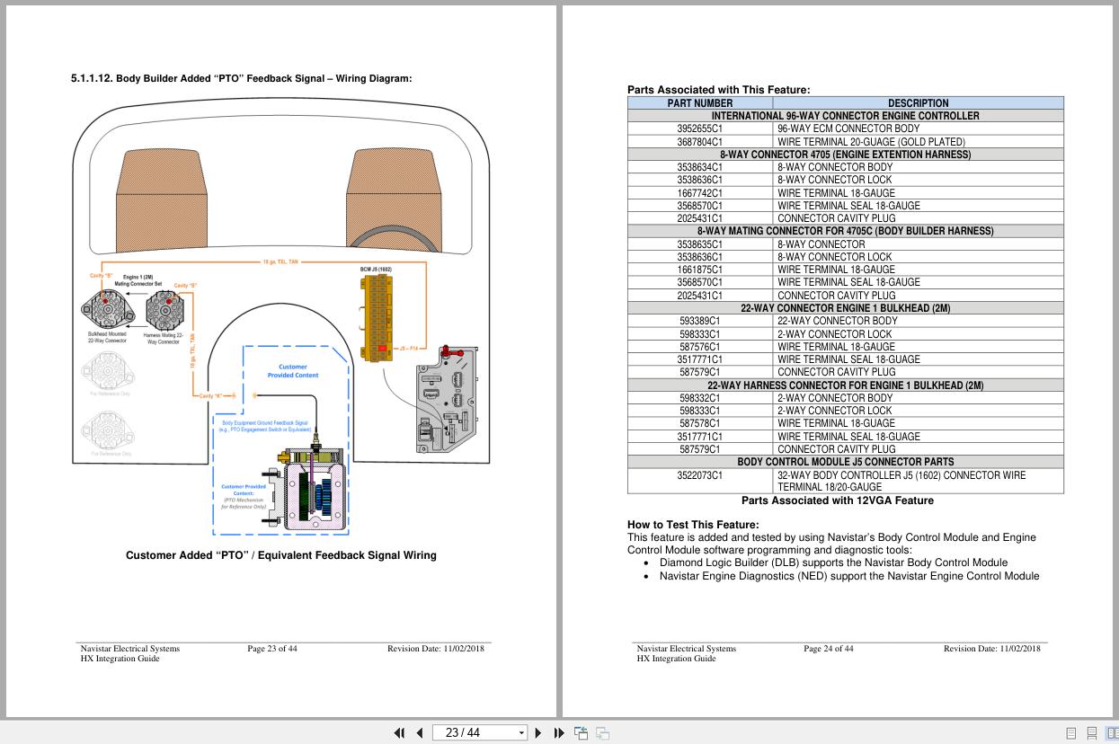 International Truck HX Vocational Series Electrical Systems Integration Guide 2018 (2)
