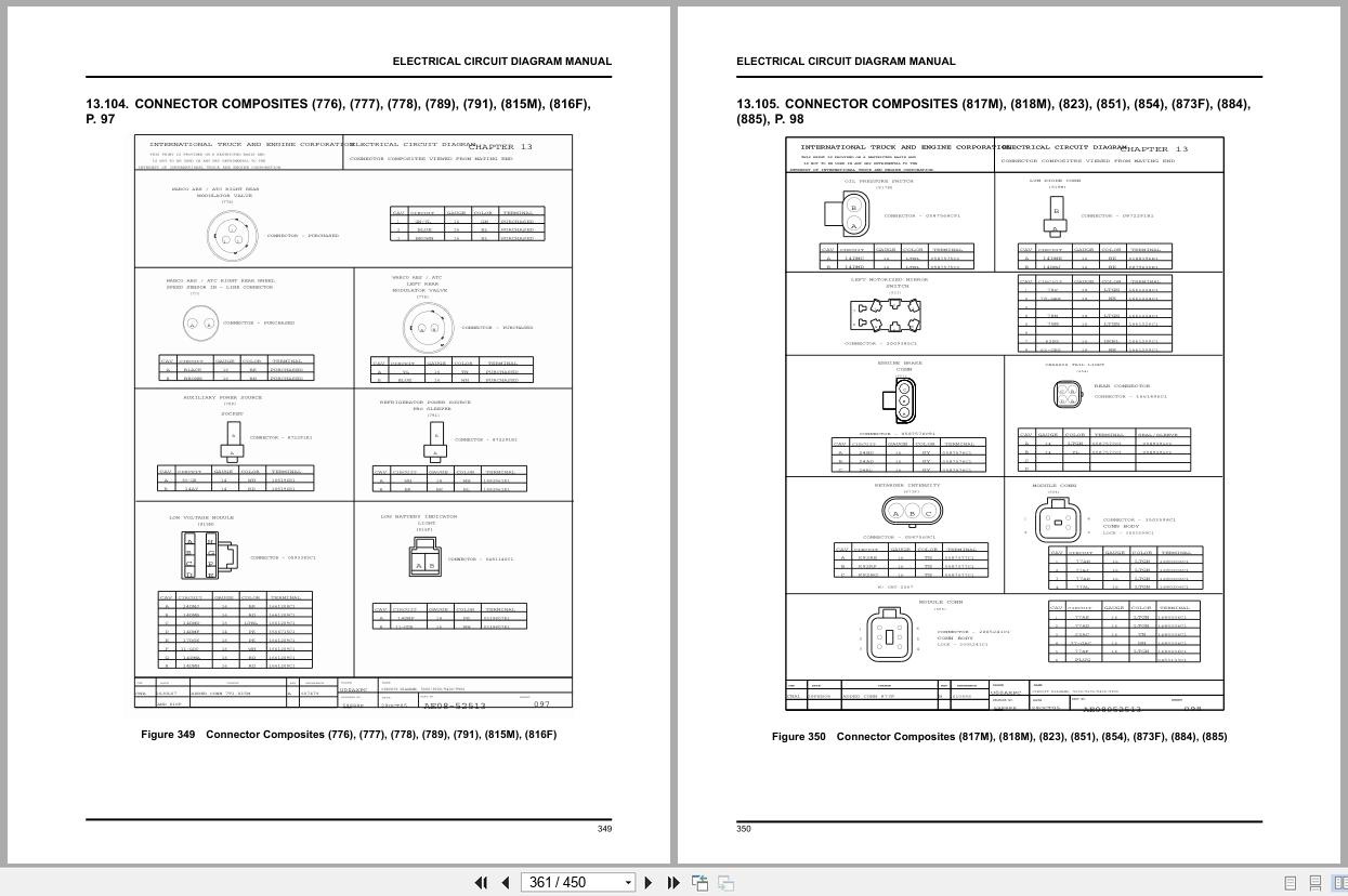International Truck PayStar 5500i to 9900i Series Electrical Diagram 0000011981 2015 (3)