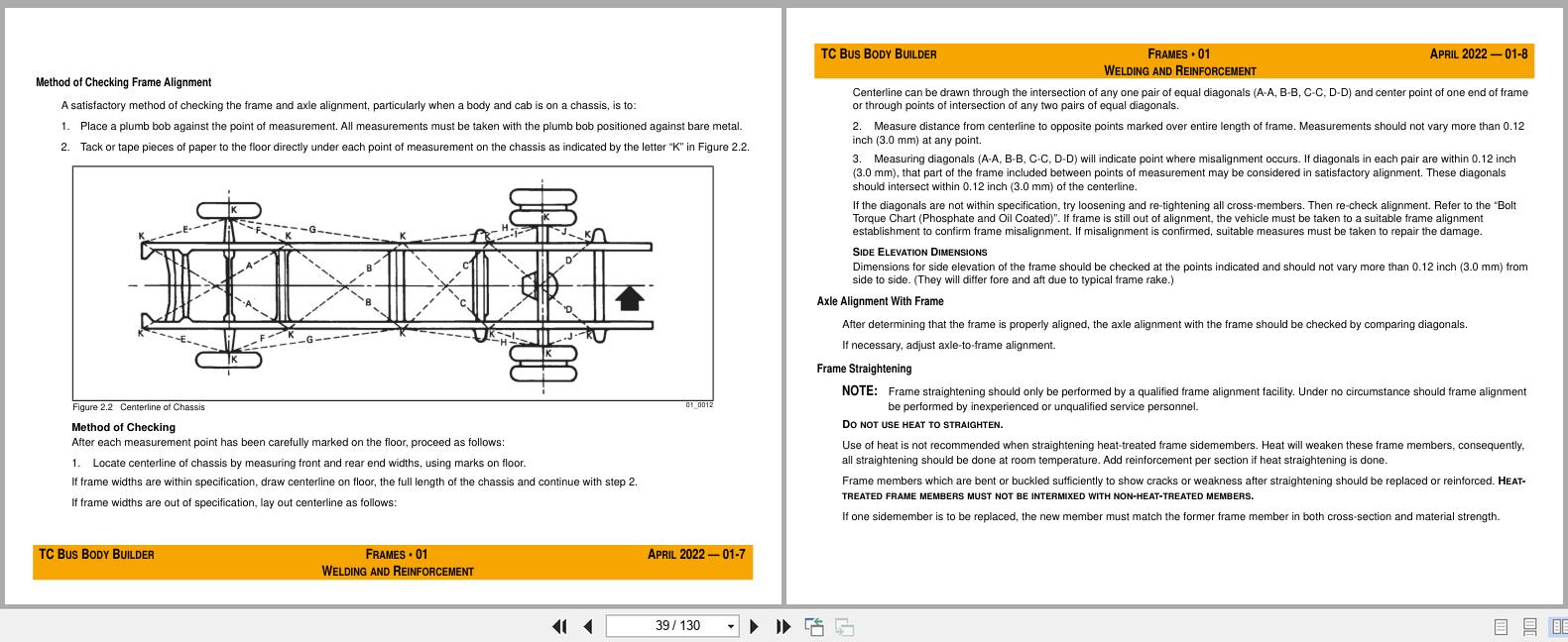 International Truck TC Commercial Bus Body Builder Book PBB 43200 2022 (2)