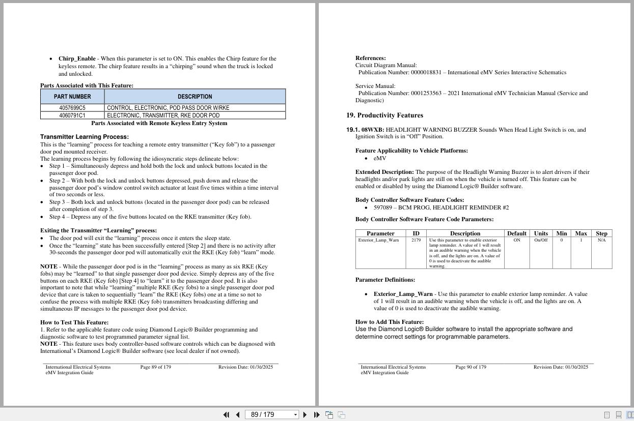 International Truck eMV Series Electrical Systems Integration Guide 2025 (2)