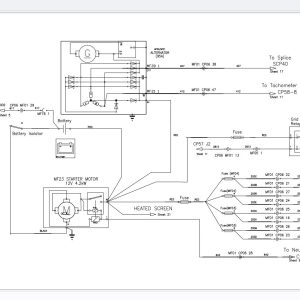 JCB Backhoe Loader 4CX T2 Electric Schematics and Harness (1)