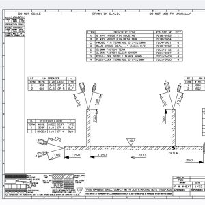 JCB Backhoe Loader 4CX T2 Electric Schematics and Harness (2)