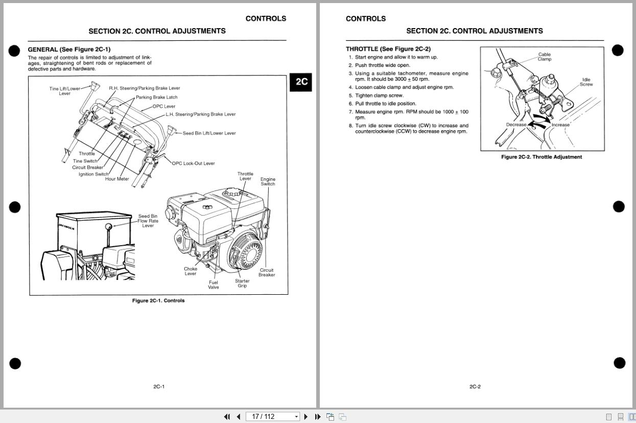 Jacobsen Aerator Aero King 1321 Service Repair Instruction 4171645 1996 (2)