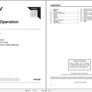 Jacobsen Aerator GA 30 Safety Operation Manual 4130452 2003 (1)