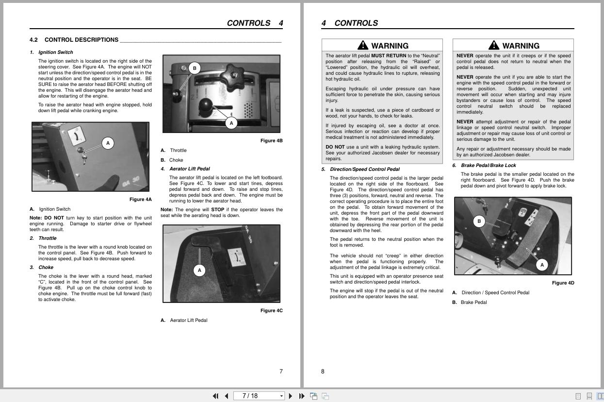 Jacobsen Aerator GA 30 Safety Operation Manual 4130452 2003 (2)