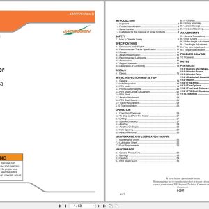 Jacobsen Aerator GA450 Technical Manual 4395530 B 2017 (1)