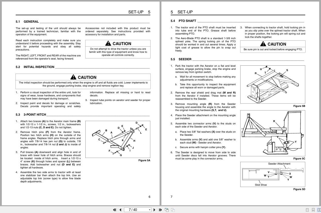 Jacobsen Aerator Seeder 548 Technical Manual 3003945 B 2001 (2)