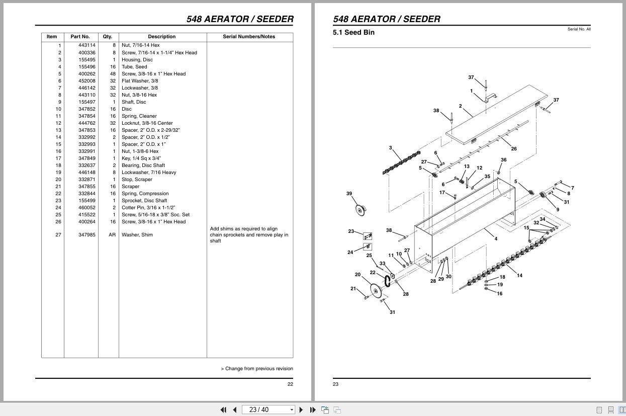 Jacobsen Aerator Seeder 548 Technical Manual 3003945 B 2001 (3)