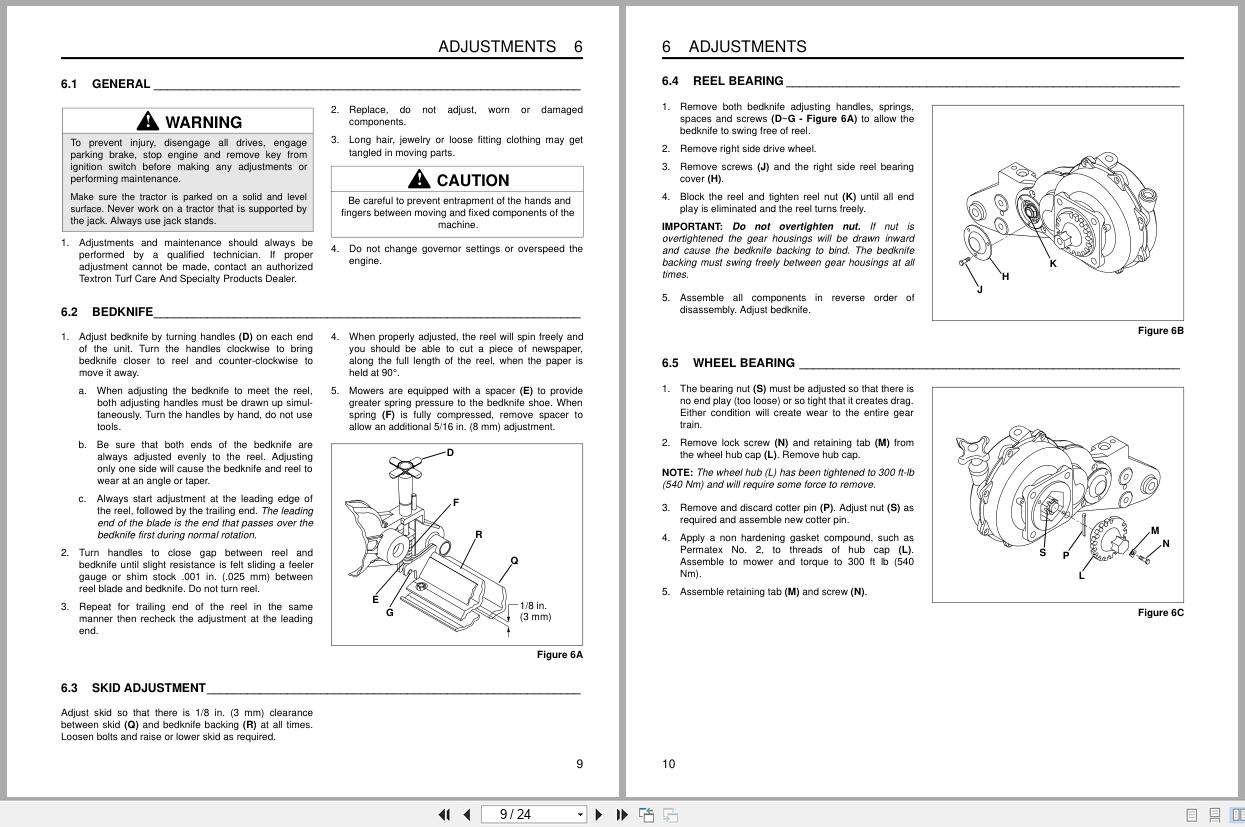 Jacobsen Blitzer Mower 73105 Technical Manual 361077 B 2000 (2)