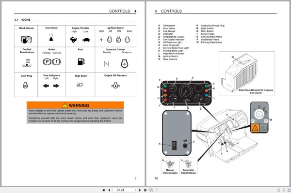 Jacobsen Cushman Utility Vehicle Haulster Safety Operation Manual 4175882 A 2009 (2)