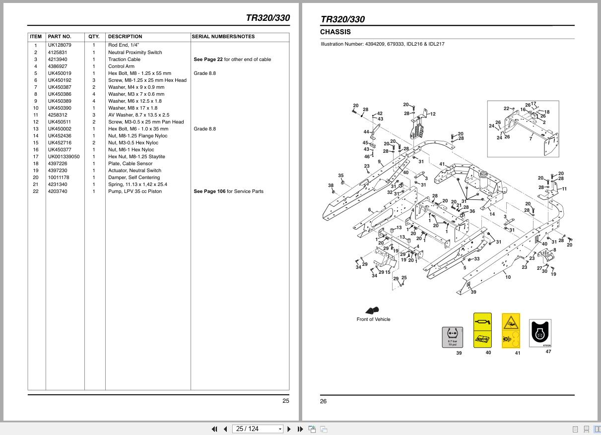 Jacobsen Cylinder Trim Mower TR330 Parts Manual 10043754 A 2023 (2)