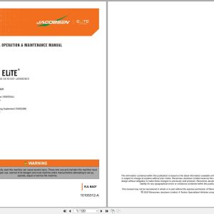 Jacobsen Electric Ride On Rotary Lawn Mower HR3 Safety Operation Manual 10105312 A GB 2025 (1)