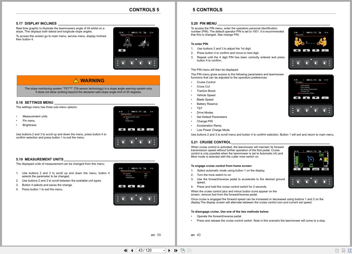 Jacobsen Electric Ride On Rotary Lawn Mower HR3 Safety Operation Manual 10105312 A GB 2025 (2)