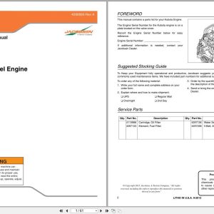Jacobsen Engine V2403 CR T E4B Parts Manual 4290893 A 2013 (1)