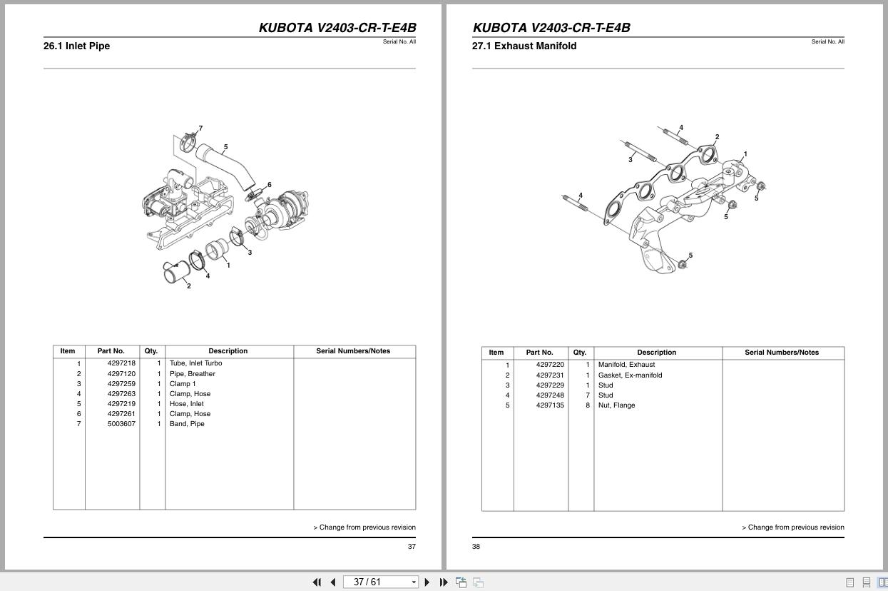 Jacobsen Engine V2403 CR T E4B Parts Manual 4290893 A 2013 (2)
