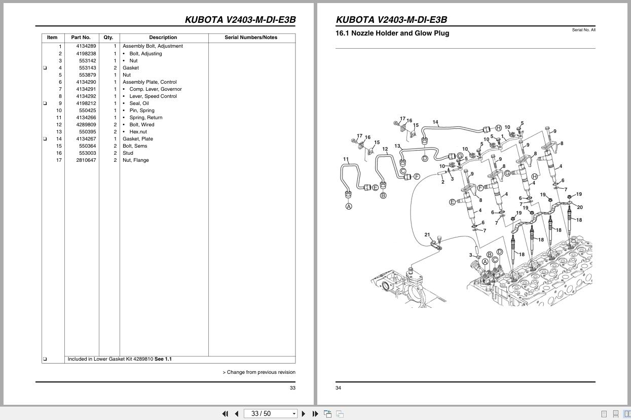 Jacobsen Engine V2403 M DI E3B Parts Manual 4273093 A 2013 (2)