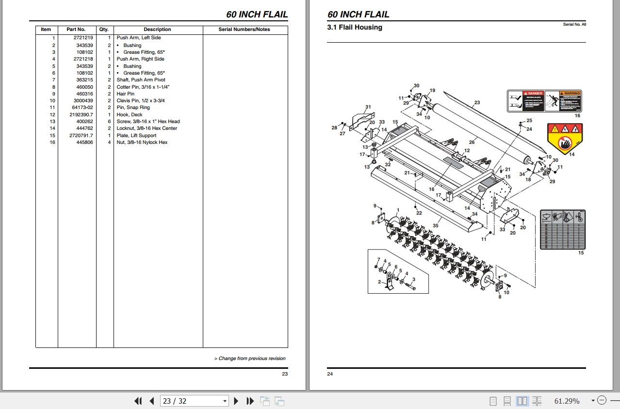 Jacobsen Fail Mower TurfCat 600 Series Accessory Parts Manual 4246491 (3)