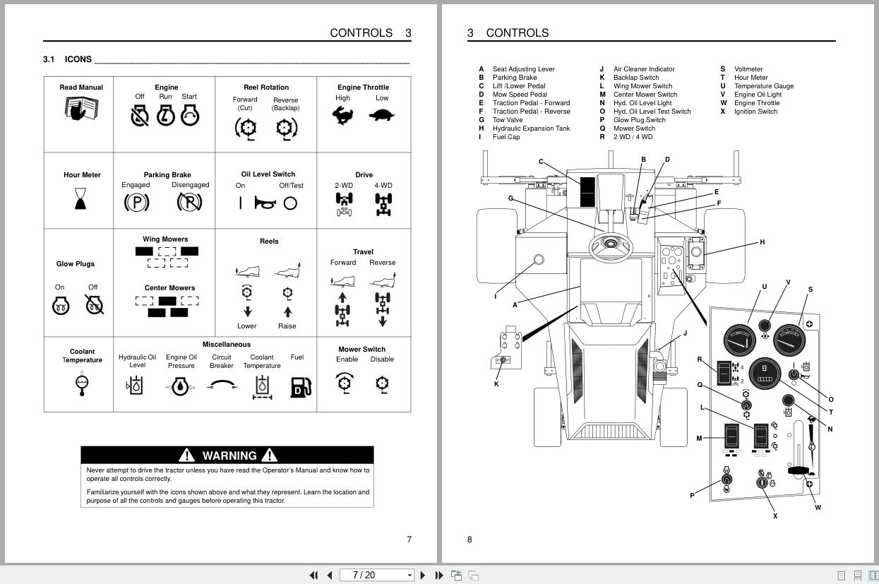 Jacobsen Fairway Mower LF 128 Safety Operation Manual 2811252 1999 (2)