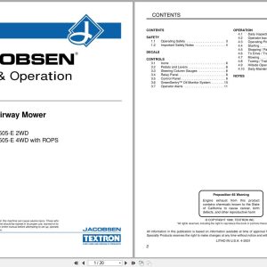 Jacobsen Fairway Mower LF 3810 Safety Operation Manual 2810360 B 1999 (1)