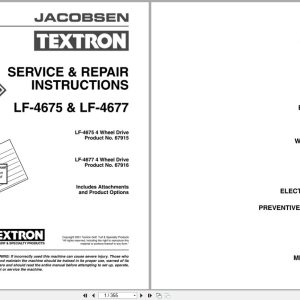 Jacobsen Fairway Mower LF 4675 LF 4677 Service Repair Manual 4171662 2001 (1)