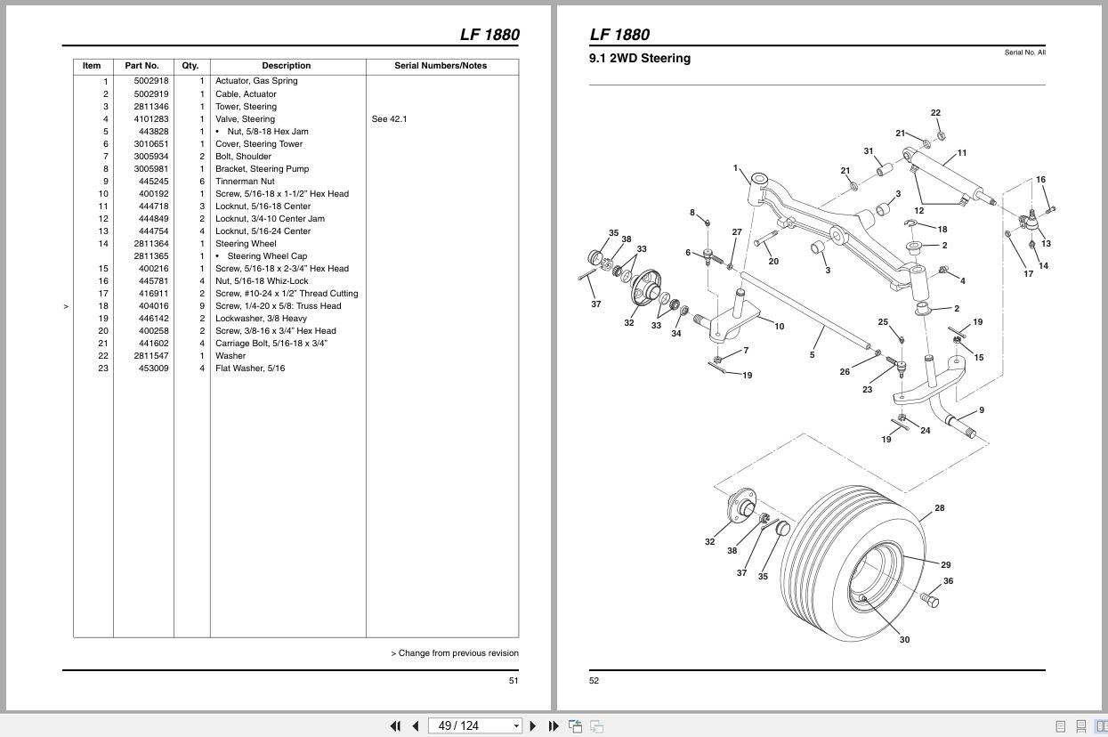Jacobsen Fairway Mower SLF 1880 Parts Maintenance Manual 4102143 D 2008 (2)