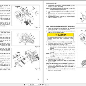 Jacobsen Fairway Mower Slf 1880 Turf Groomer Instruction Sheet 2812002 2008 (2)