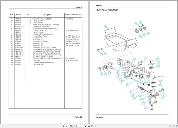 Jacobsen Flail Mower Hm600 Parts Manual 698640J A 2018 (2)