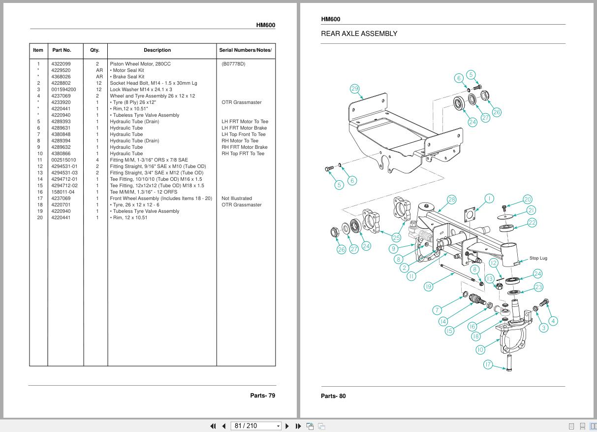 Jacobsen Flail Mower HM600 Parts Manual 698640J A 2018 (2)